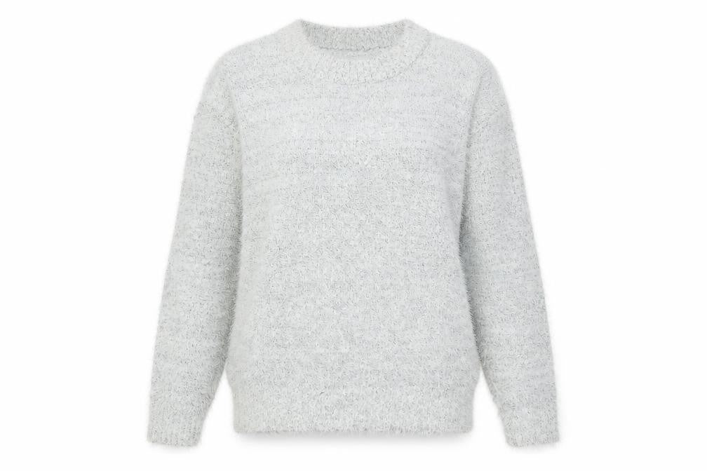 Front view of akd-a-west women’s blue jumper, size UK 14