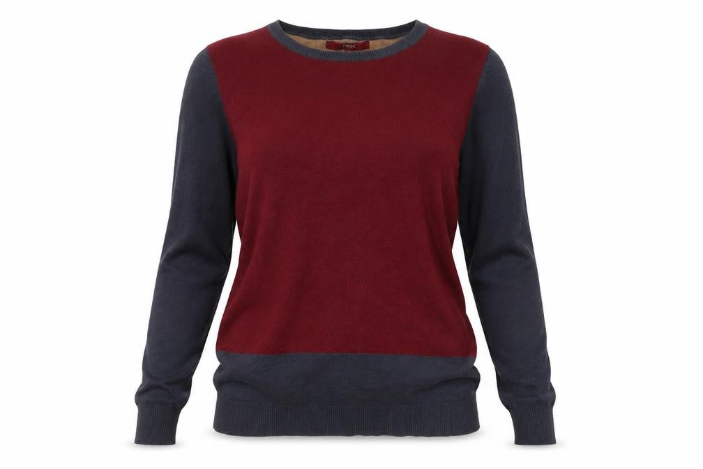 Next Womens Red  Knit Pullover Jumper Size 10