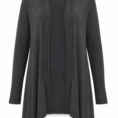 F&F Womens Grey  Knit Cardigan Jumper Size 8