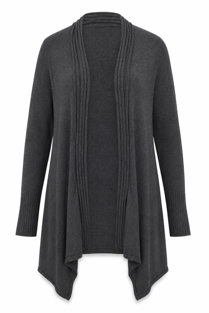 F&F Womens Grey  Knit Cardigan Jumper Size 8