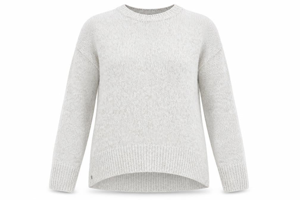 Front view of New Look women’s grey jumper, size M
