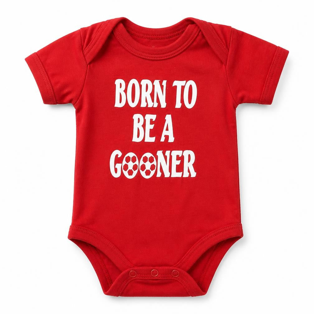 BABAYBUGZ Baby Red Geometric  Babygrow One-Piece Size 0-3 Months