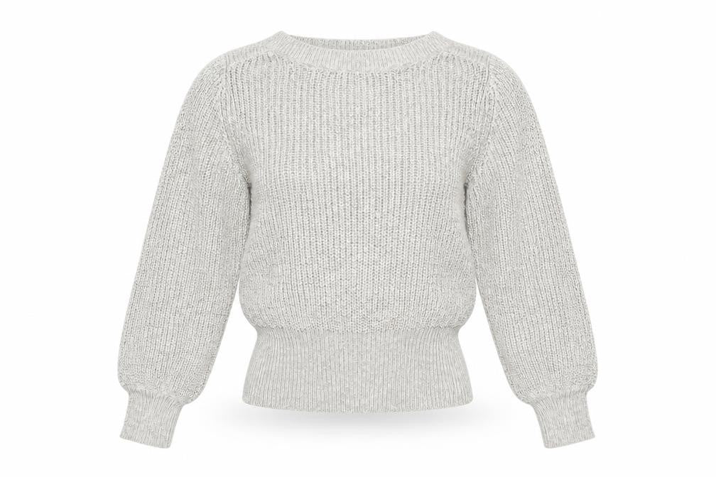 Front view of H&M women’s beige jumper, size XS