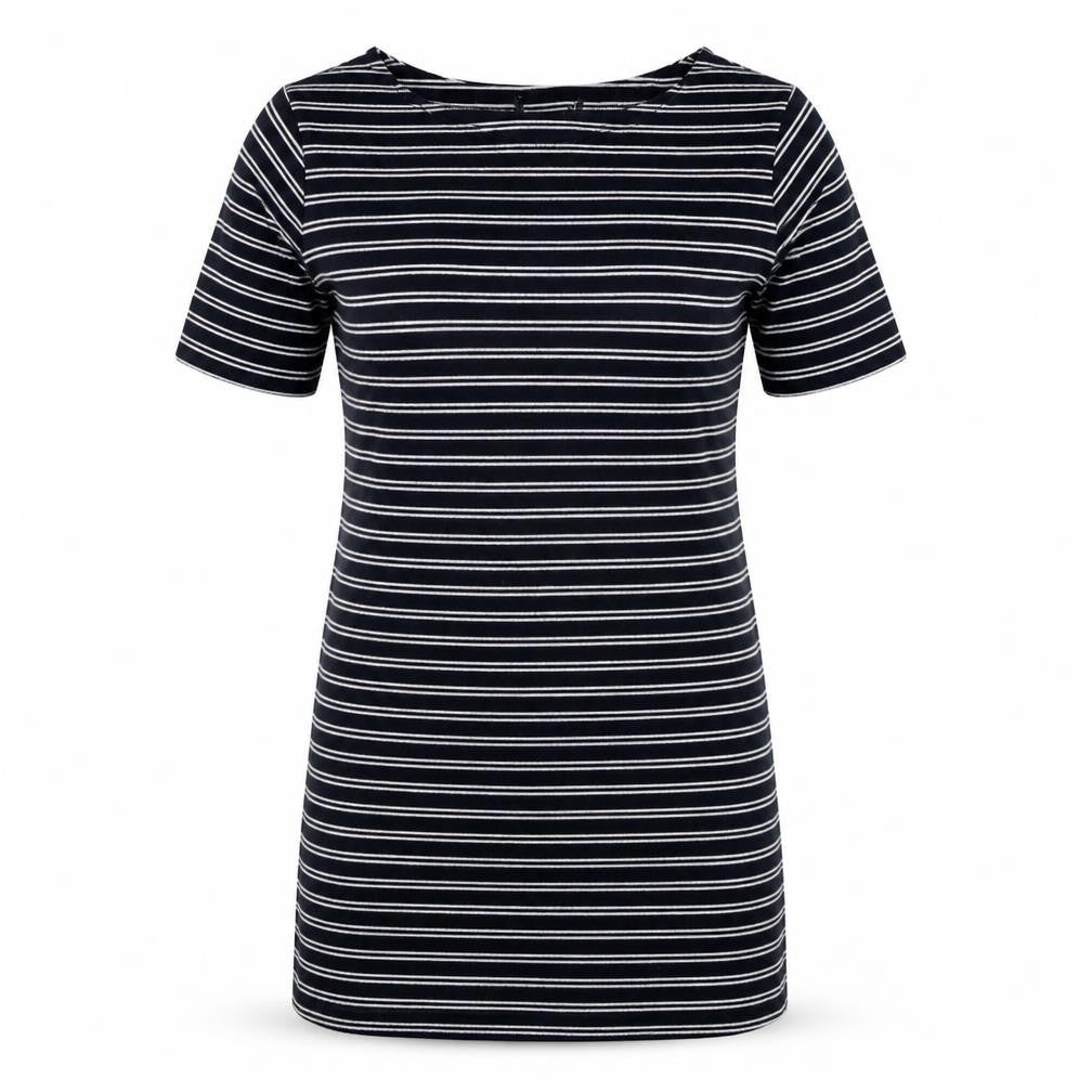 Avenue Womens Blue Striped  Jumper Dress  Size 14
