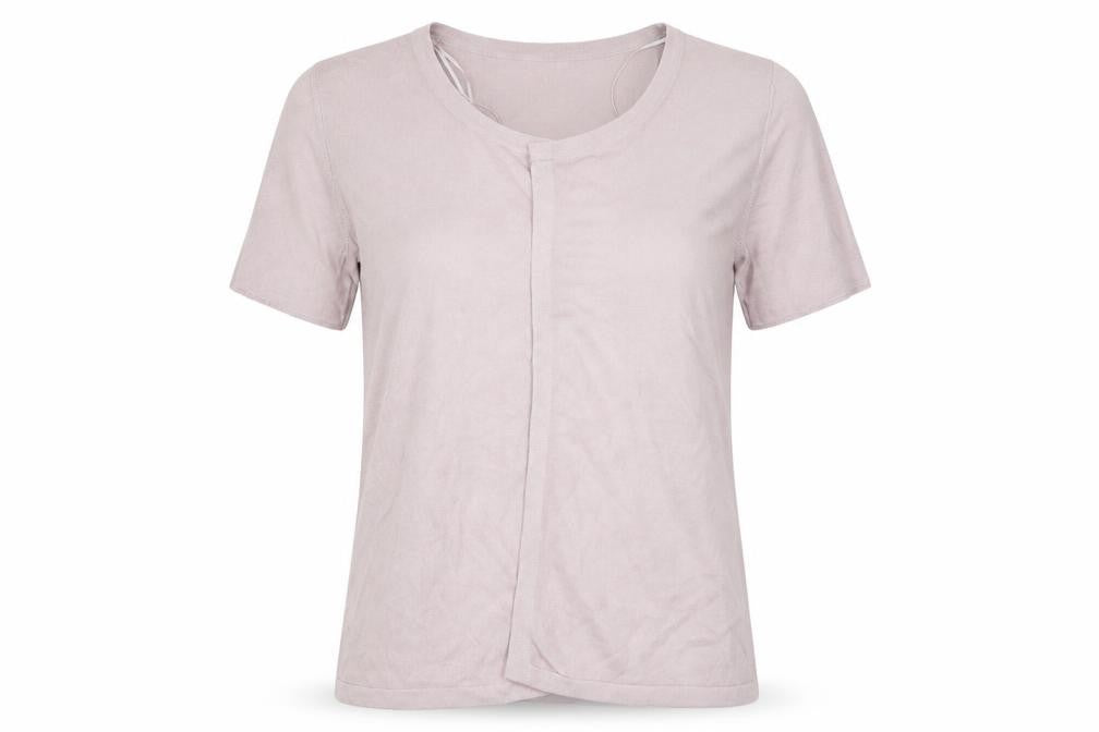 Front view of Tu women’s pink wrap jumper, size UK 12