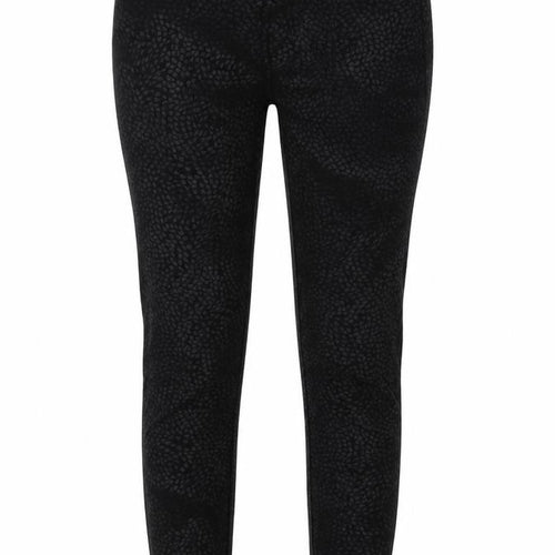 Sainsburys Womens Black Animal Print Denim Skinny Jeans Size 10 L30 in