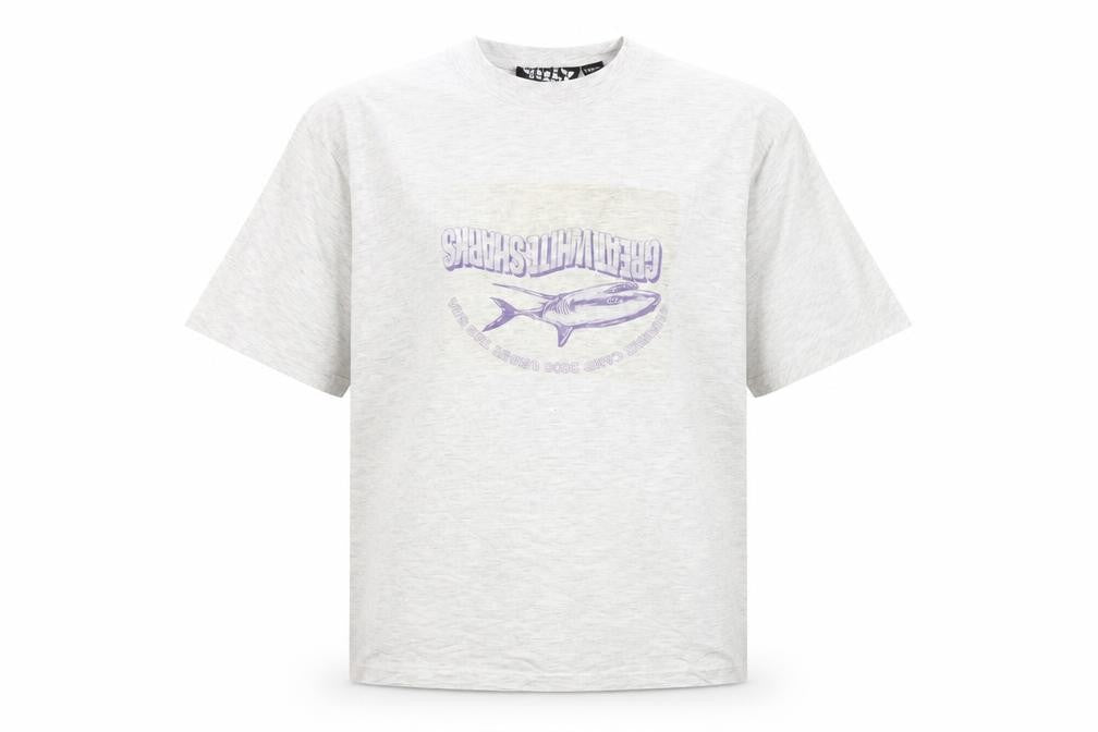 Front view of the only clothes boys’ grey basic t-shirt, size 12-13, years