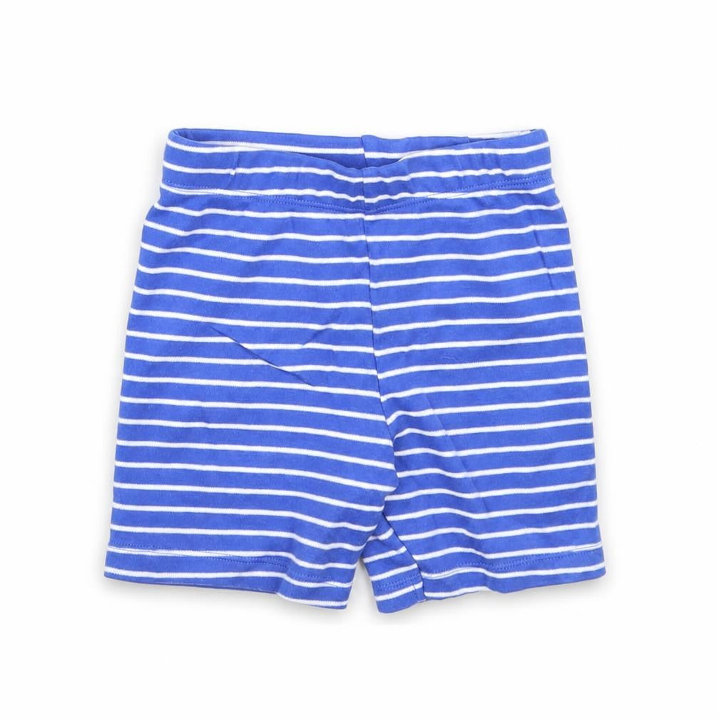 F&F Baby Blue Striped  Cropped Trousers Size 6-9 Months