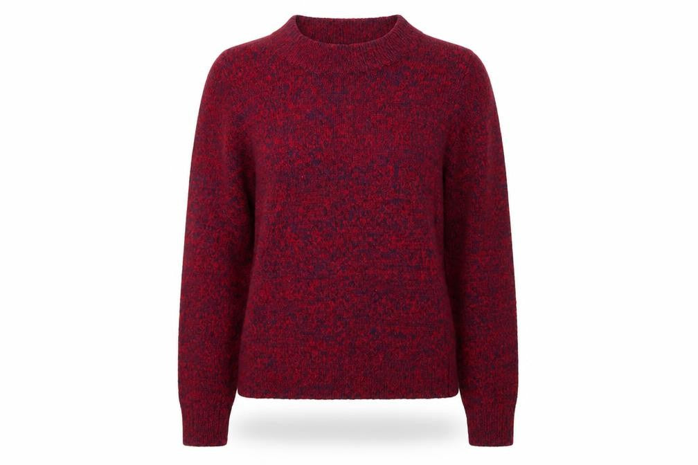 Divided Womens Red  Knit Pullover Jumper Size S