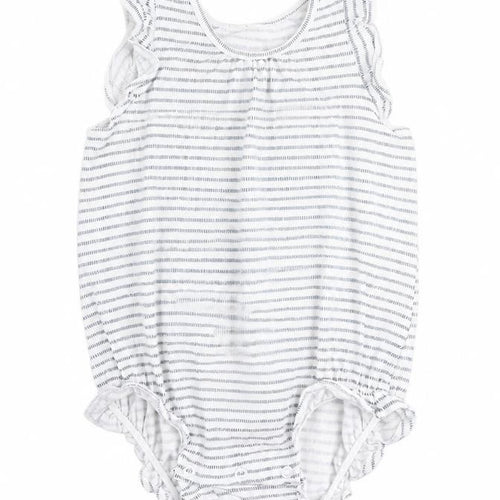 H&M Baby White Striped  Romper One-Piece Size 9-12 Months