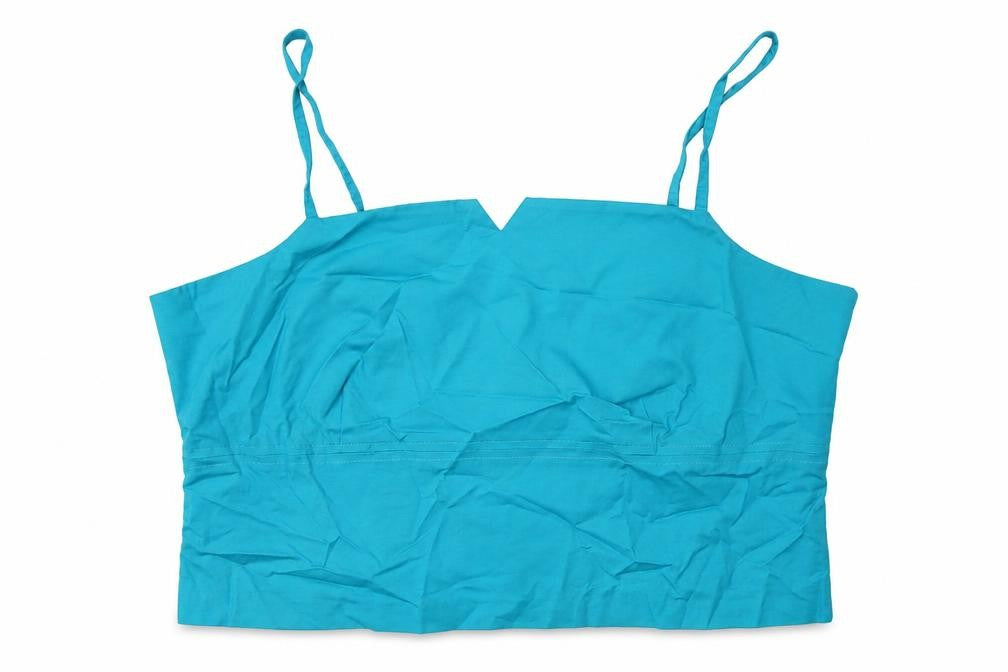 Joie De Vivre Womens Blue   Cropped T-Shirt Size 16