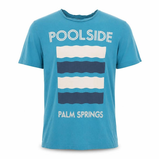 Front view of George men’s blue t-shirt, size S