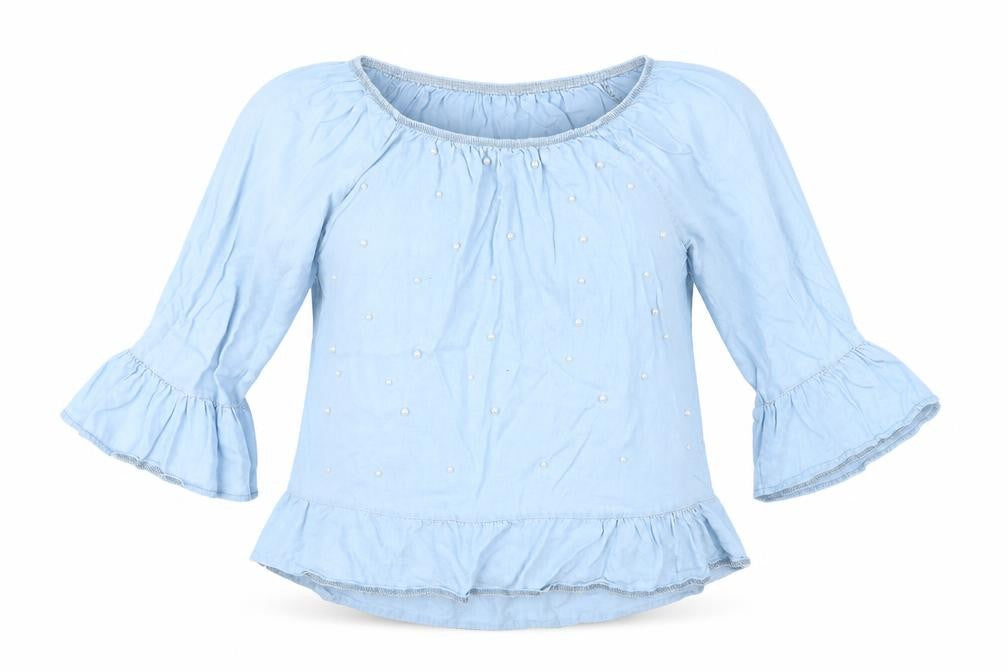 Quiz Womens Blue   Basic Blouse Size M