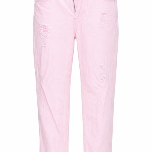 Boohoo Womens Pink   Straight Jeans Size 10 L26 in