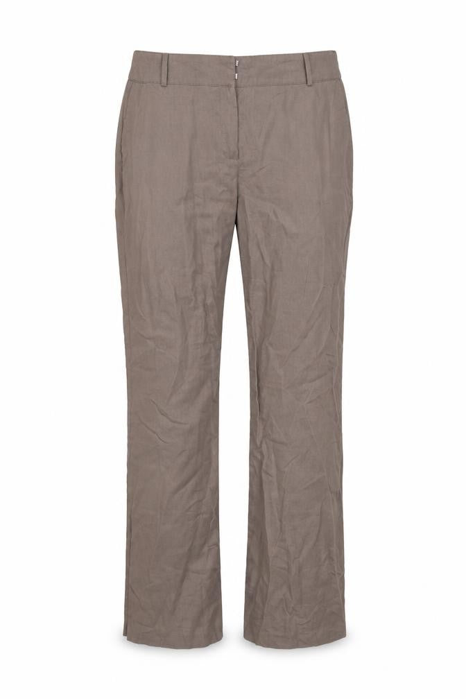 Front view of Camaïeu women’s grey trousers, 28-inch leg