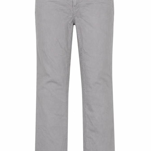 Preworn Womens Grey   Chino Trousers Size 8 L33 in
