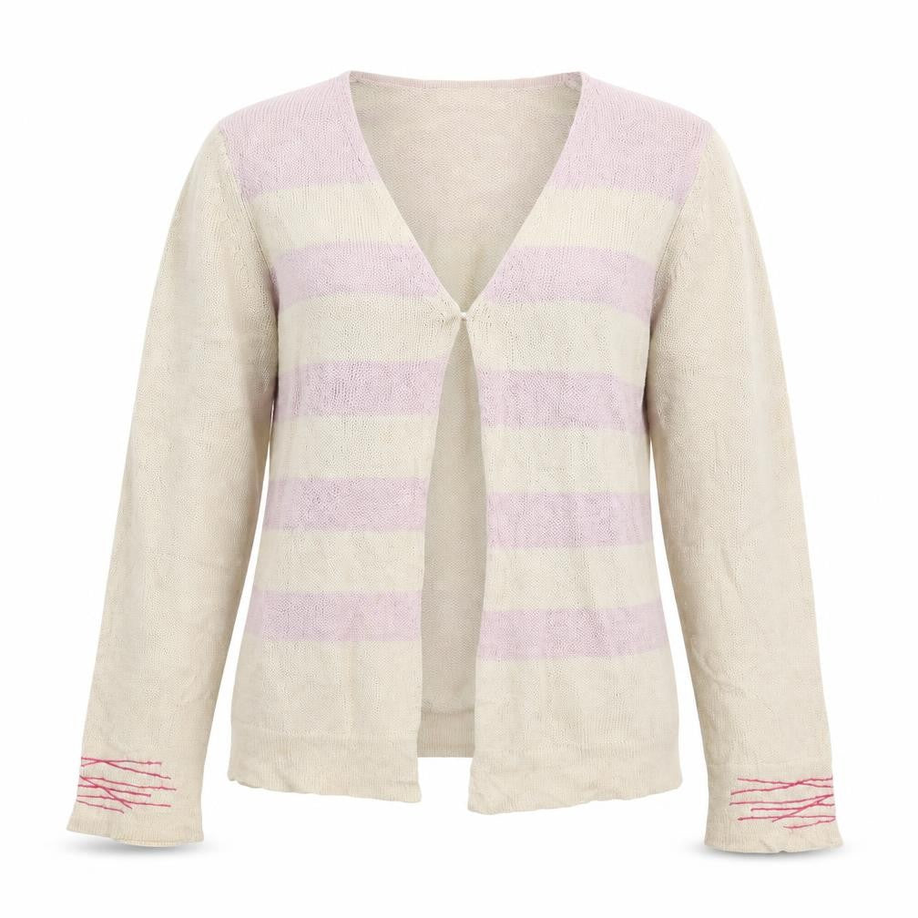 Autograph Womens Beige  Knit Cardigan Jumper Size S