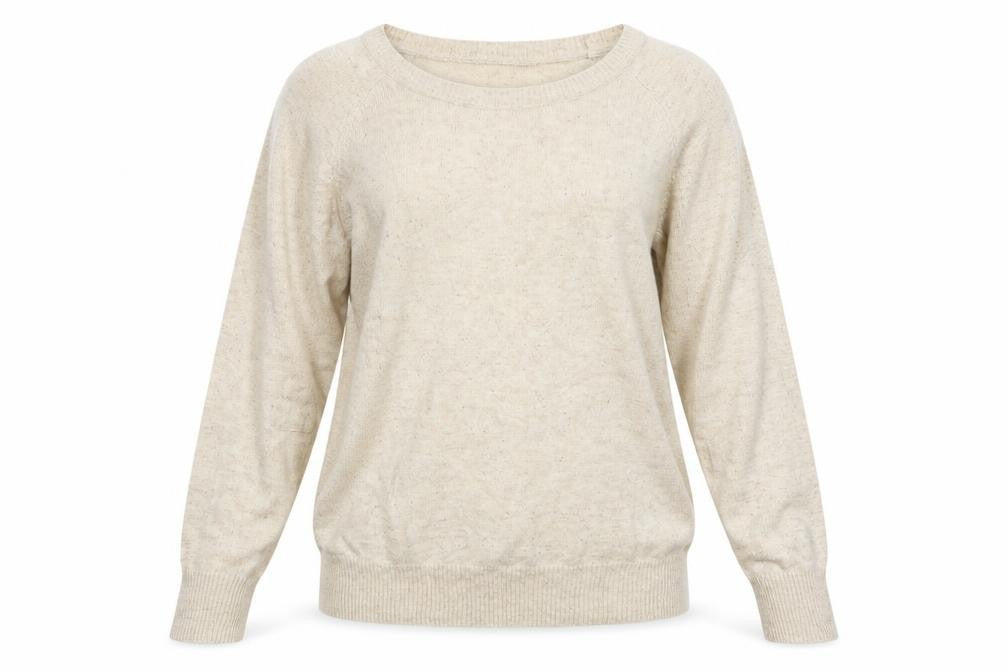 Next Womens Beige  Knit Pullover Jumper Size 16