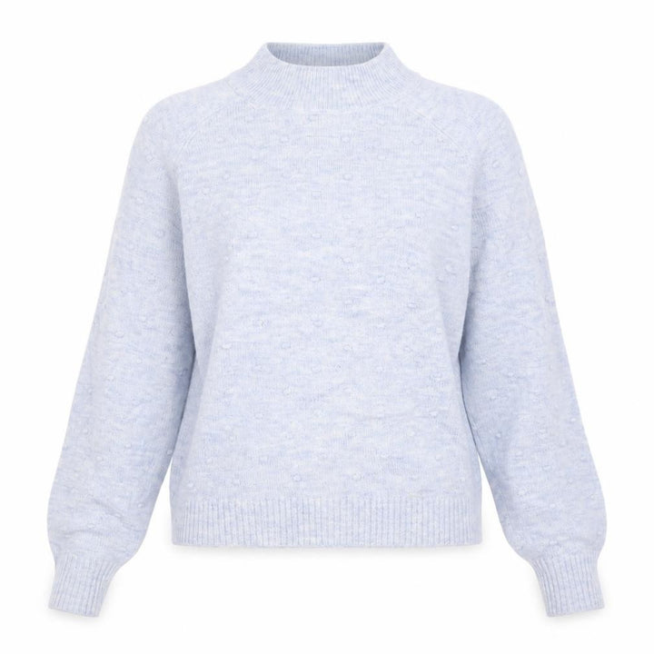 Mango Womens Blue Knit Pullover Jumper Size S