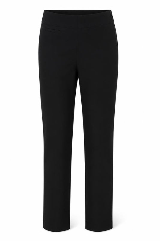 Front view of George girls’ black dress pants trousers, size 10-11, years