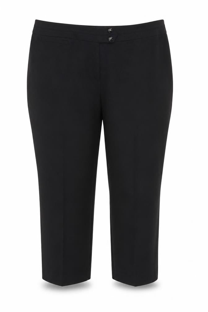 Preworn Womens Black   Trousers  Size 42 in L27 in