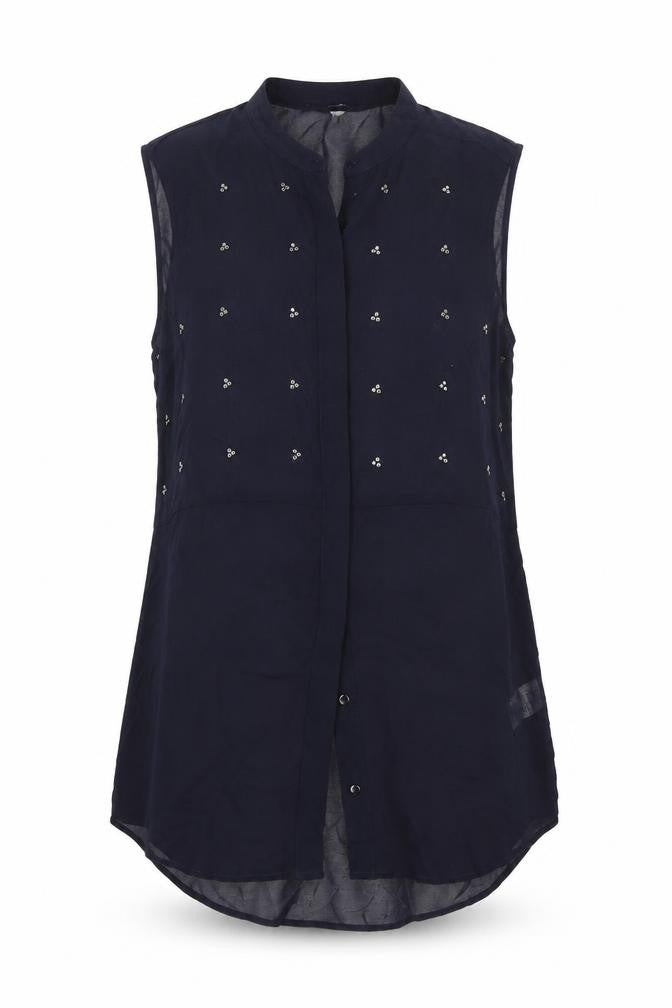 Next Womens Blue   Basic Blouse Size 8
