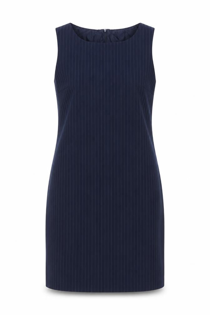 Ayanapa Womens Blue Striped  Shift  Size 6