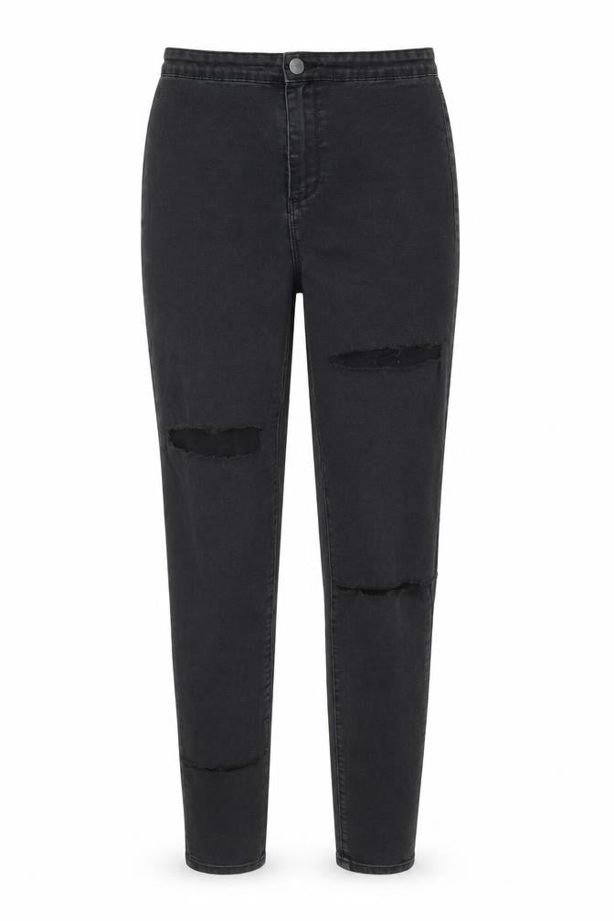 Primark Womens Grey  Denim Skinny Jeans Size 12 L32 in