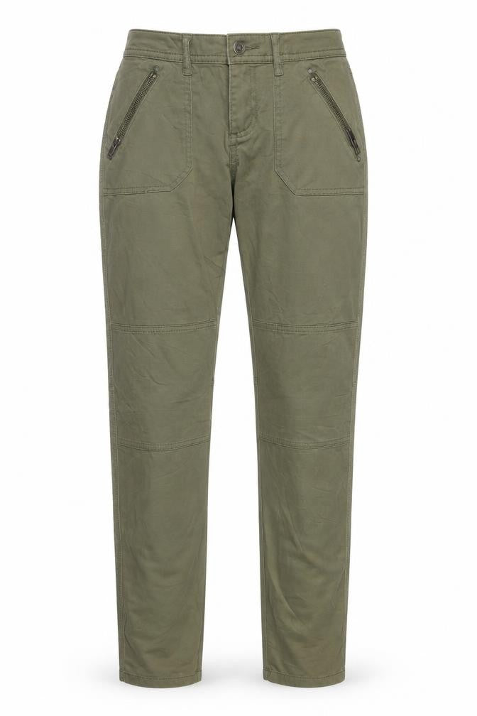 EDC Womens Green   Carrot Trousers Size 26 in L31 in