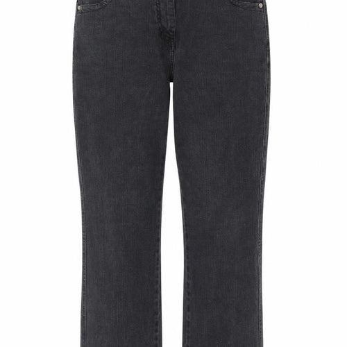Preworn Womens Black   Straight Jeans Size 32 L26.5 in
