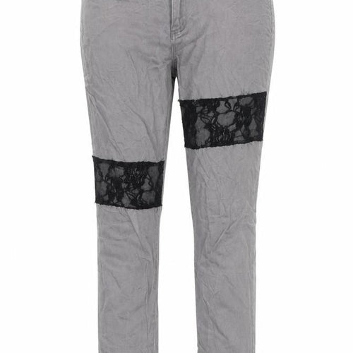 Bpc Womens Grey   Skinny Jeans Size 12 L30 in