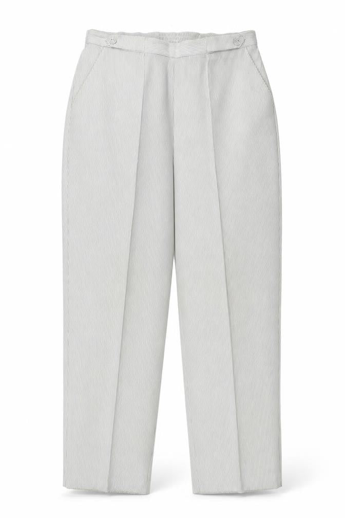 bm collection      Womens Beige Striped  Trousers  Size 12 L27 in