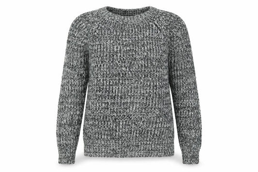 Front view of Primark women’s grey jumper, size UK 8