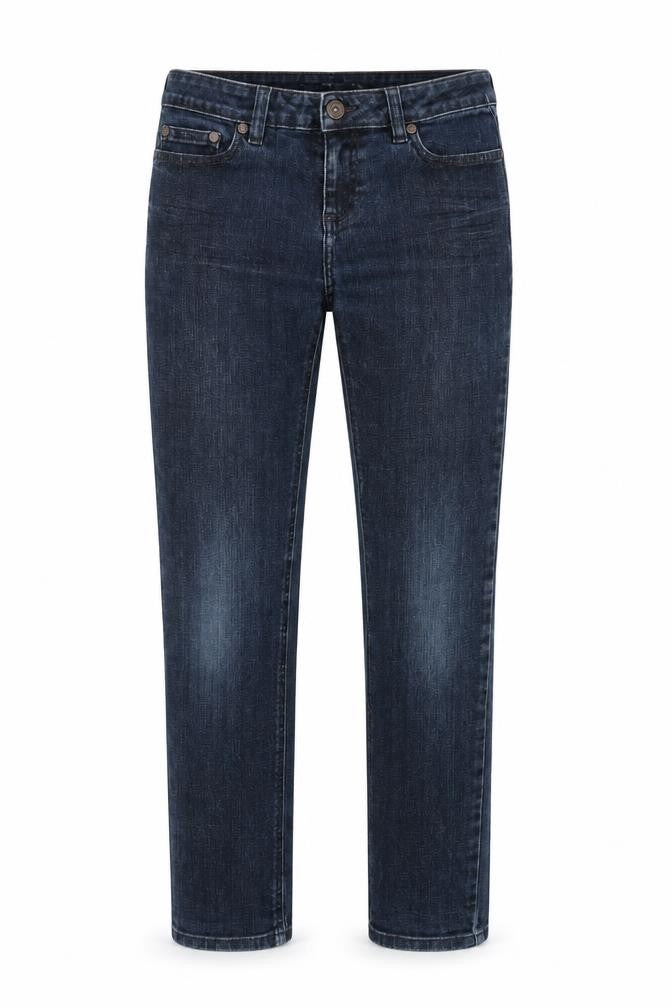 Preworn Womens Blue  Denim Straight Jeans Size 26 L28 in