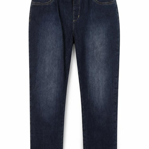 Preworn Womens Blue  Denim Cropped Jeans Size 28 L24 in
