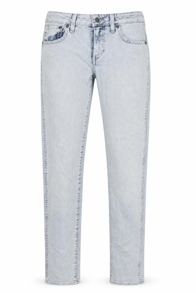 sqin Womens Blue  Denim Straight Jeans Size 10 L32 in