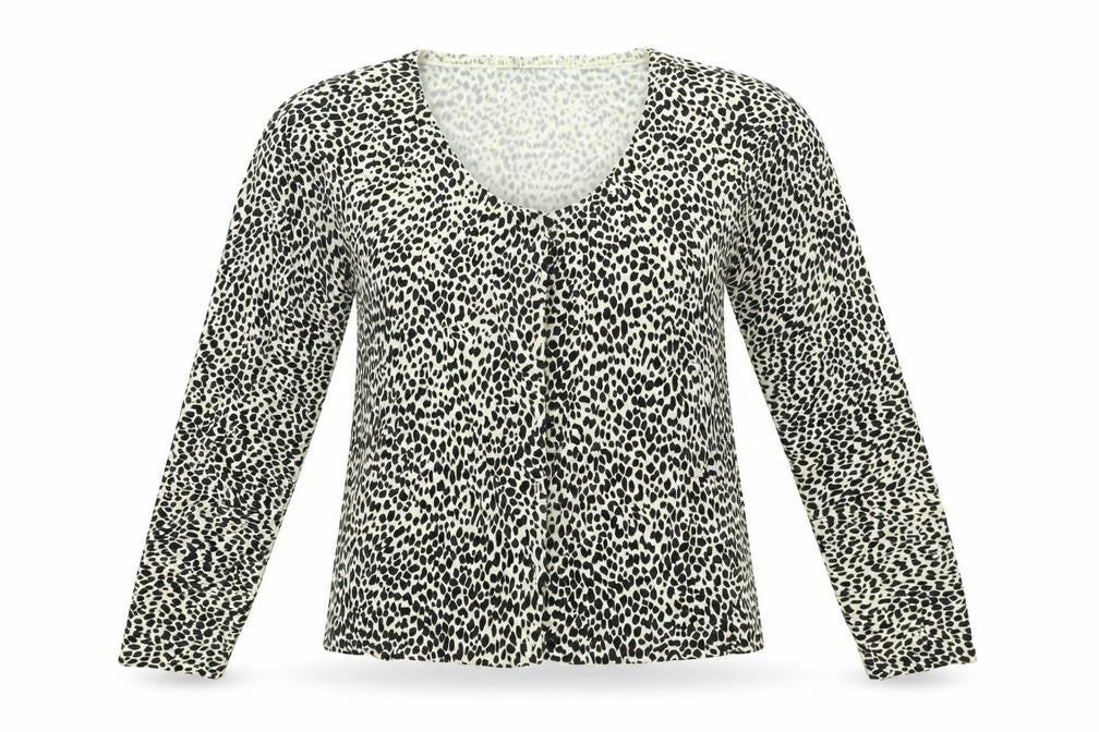 George Womens Multicoloured Animal Print  Cardigan Jumper Size 12