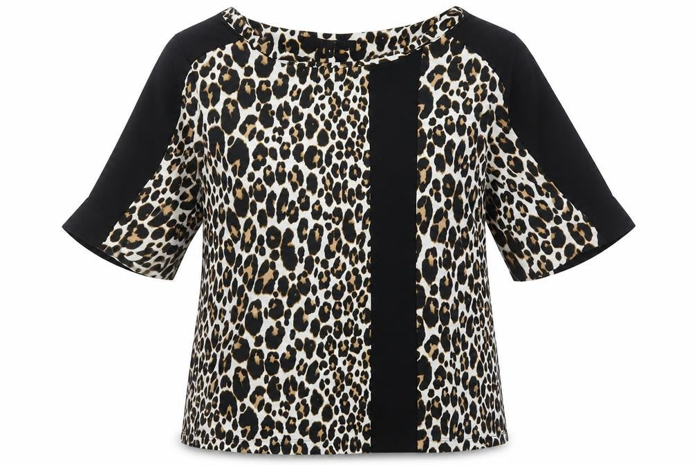 Next Womens Multicoloured Animal Print  Basic Blouse Size 8