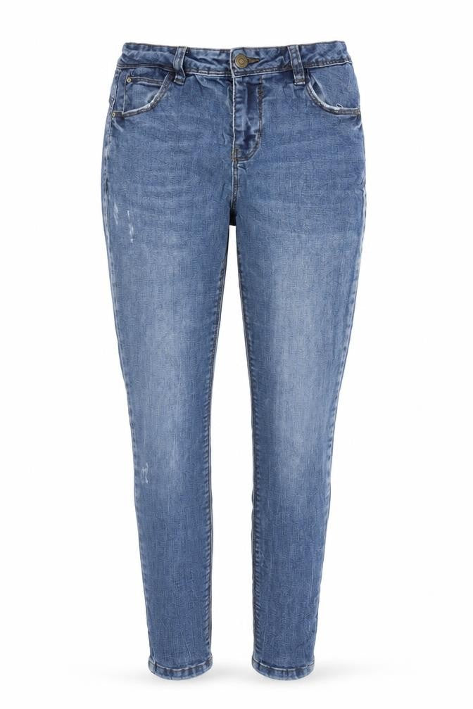 Denim & Co. Womens Blue   Straight Jeans Size 12 L27 in