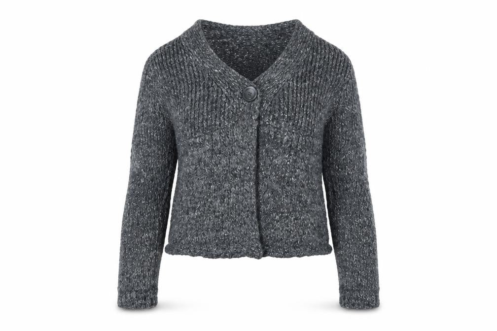 Heart and Soul Womens Grey   Cardigan Jumper Size 16