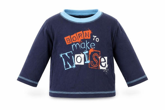 Front view of George Baby Blue Basic T-Shirt, size 3-6, Months