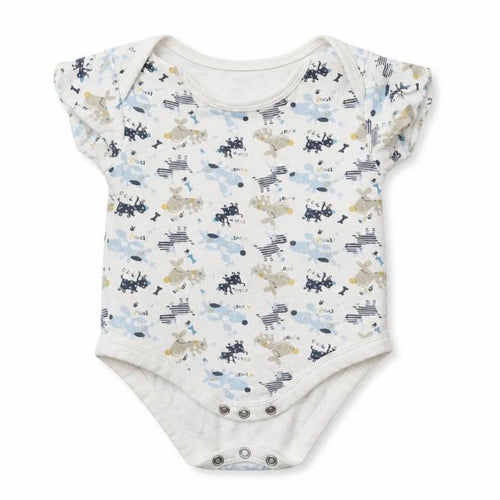 Babaluno Baby White   Babygrow One-Piece Size 3-6 Months