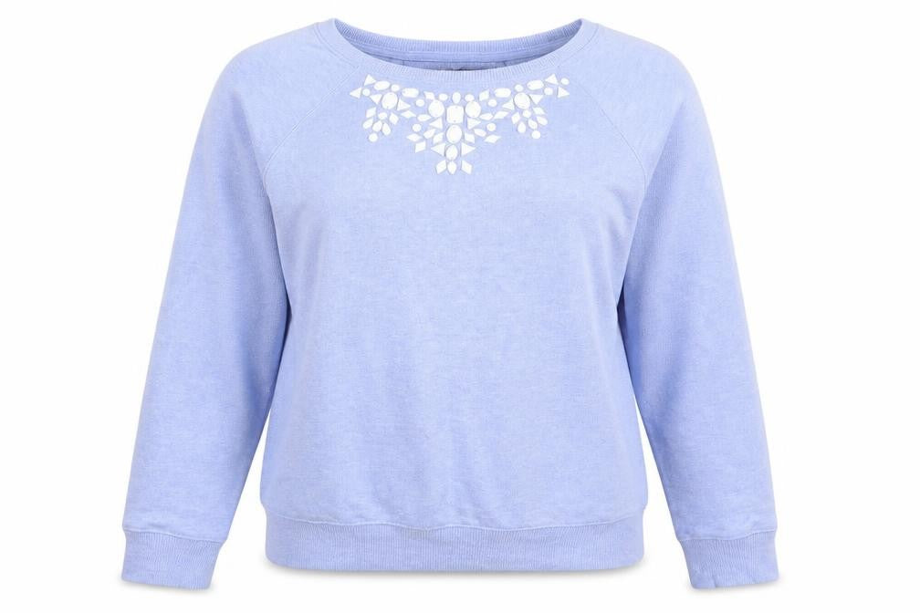 Marks & Spencer Womens Blue   Pullover Jumper One Size