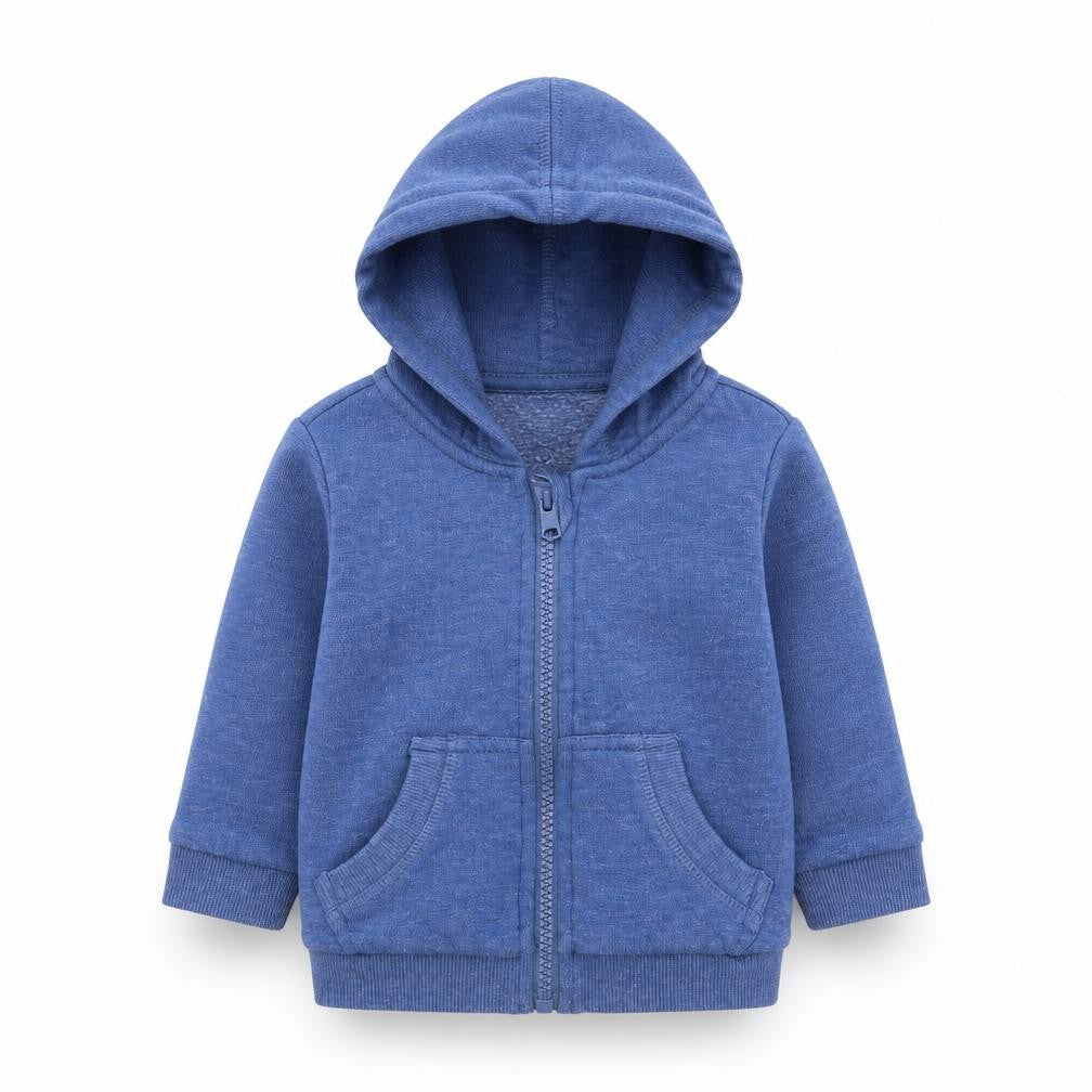 F&F Boys Blue   Full Zip Jumper Size 3-6 Months