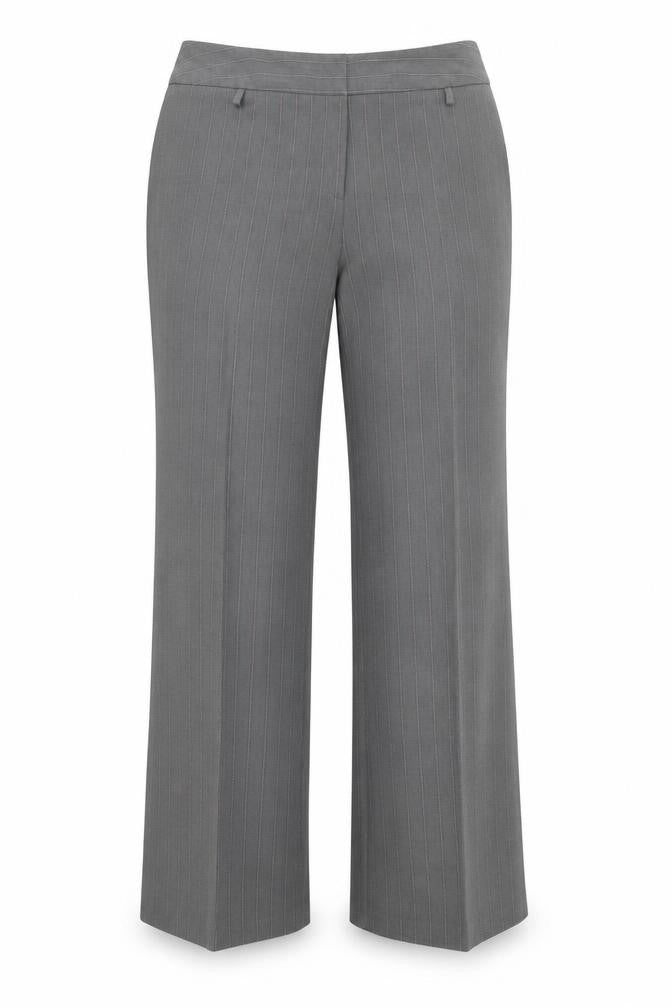 EVIE Womens Grey Striped  Trousers  Size 18 L30 in
