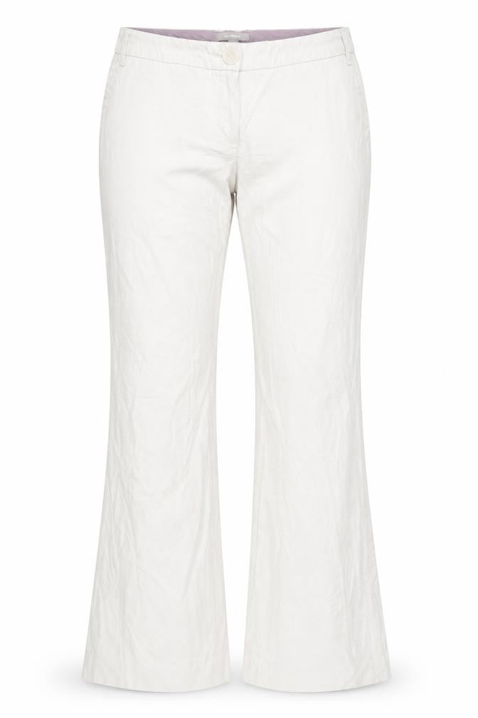 Mango Womens Beige Trousers Size 12 L29 in