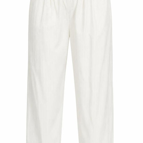 ELVI Womens Beige Striped  Trousers  Size 32 in L30 in