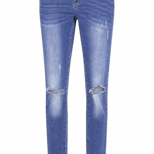 TALLY WEiJL Womens Blue  Denim Skinny Jeans Size 36 in L30 in