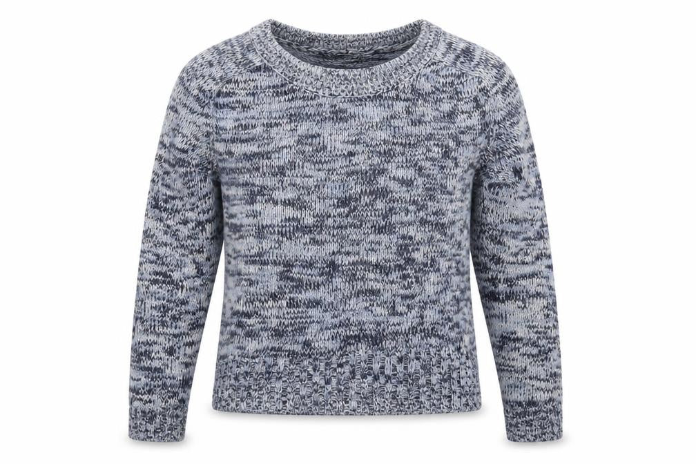 Front view of Divided women’s blue knit jumper, size S
