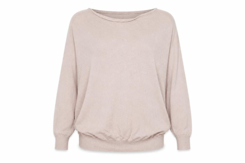 Front view of F&F women’s pink jumper, size UK 14